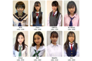 中１ミスコン2021候補者たち